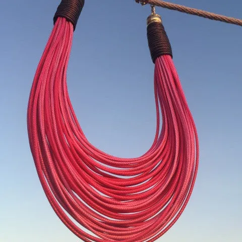Multi-Colored String Necklace