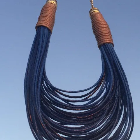 Multi-Colored String Necklace