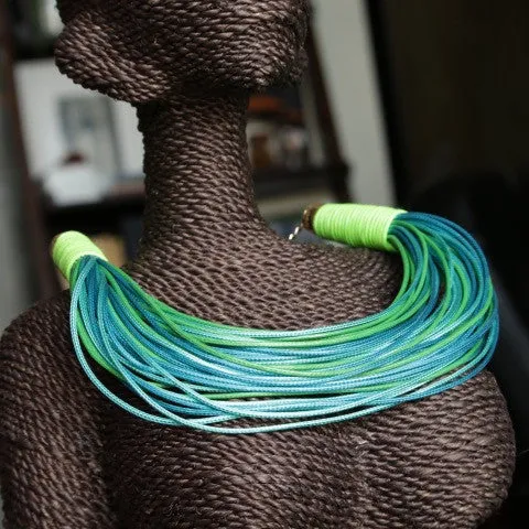 Multi-Colored String Necklace