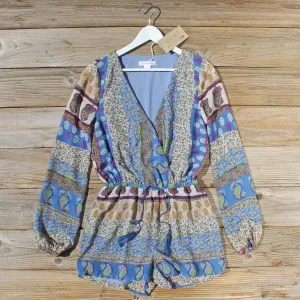 Mykonos Sands Romper in Blue