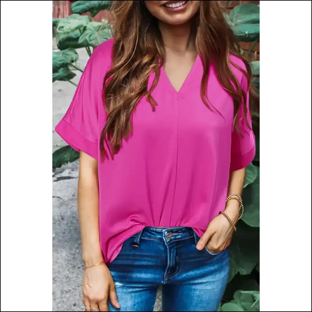 Needful Things: Pink Panic! the V-neck Dolman Sleeve Top you Need 💖