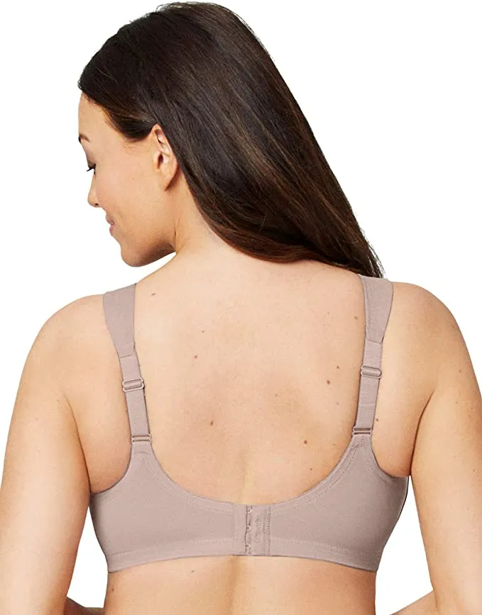 New Glamorise Womens Full Figure Plus Size MagicLift Non-Padded Wirefree T-Shirt Bra in Taupe, Sz 42DD! Retails $60 