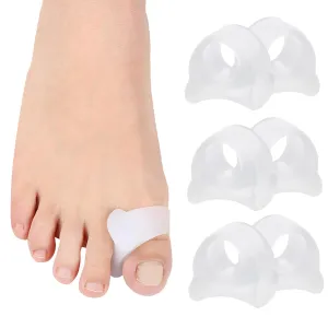 New Misorita Gel Toe Spacers 10pcs, Toe Separators for Men and Women, Toe Straightener Toe Spreaders Correct Bunion Hammer toe Overlapping Toes