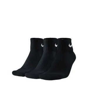 Nike SB Everyday Cush Crew Quarter Socks Black 3pk