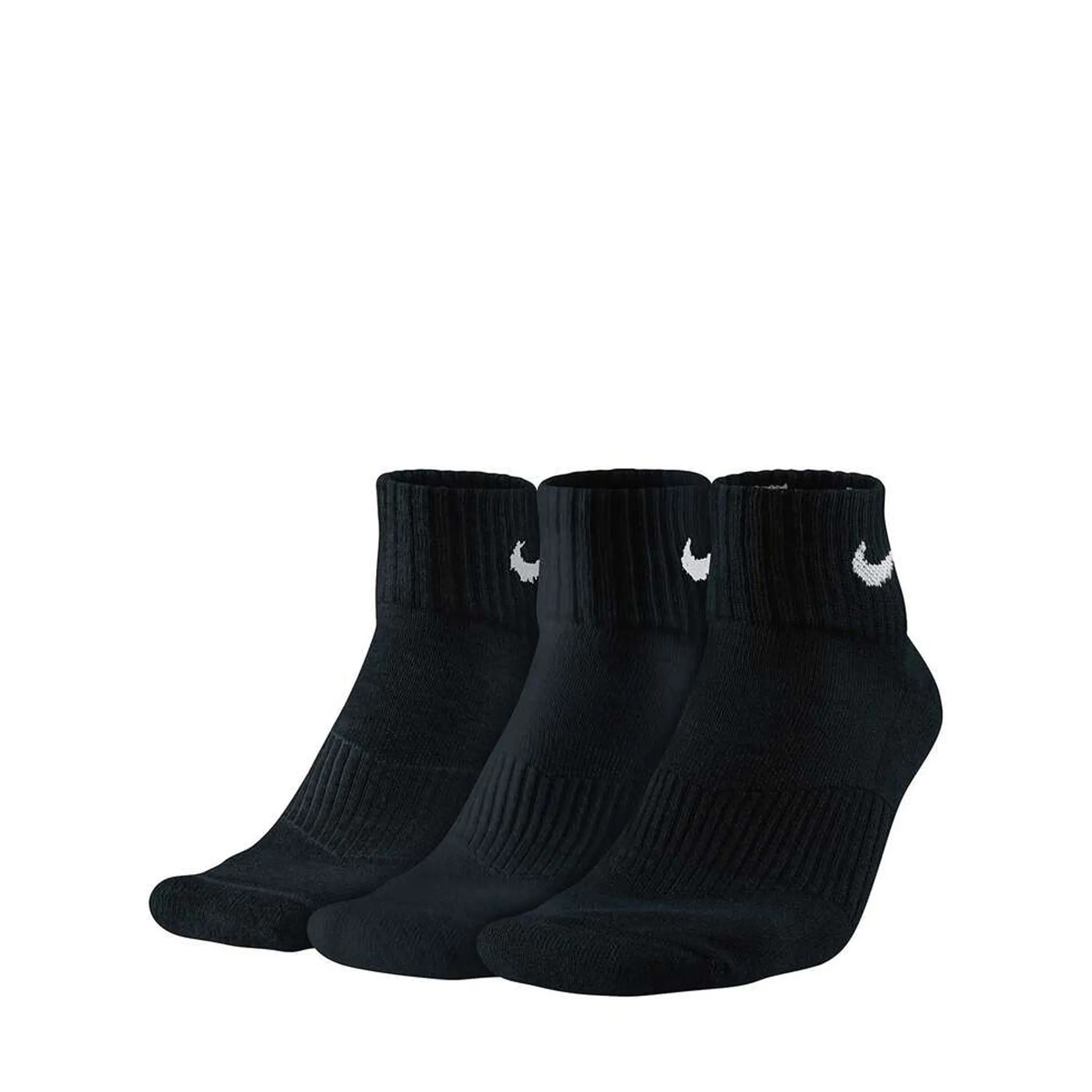 Nike SB Everyday Cush Crew Quarter Socks Black 3pk