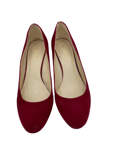 Nine West Red Suede Wedges
