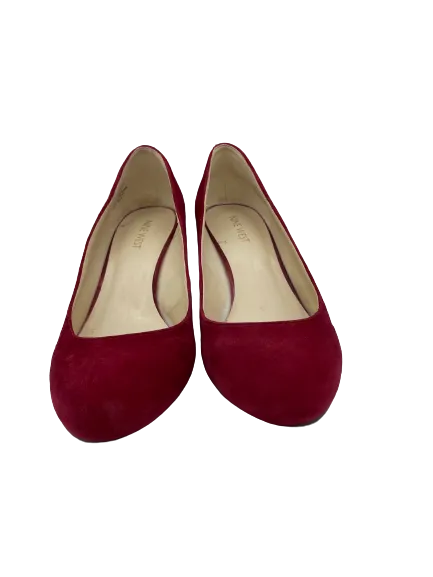 Nine West Red Suede Wedges