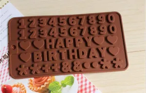 Numbers Silicone Mold Food Grade for Cake Making or Resin Craft L040