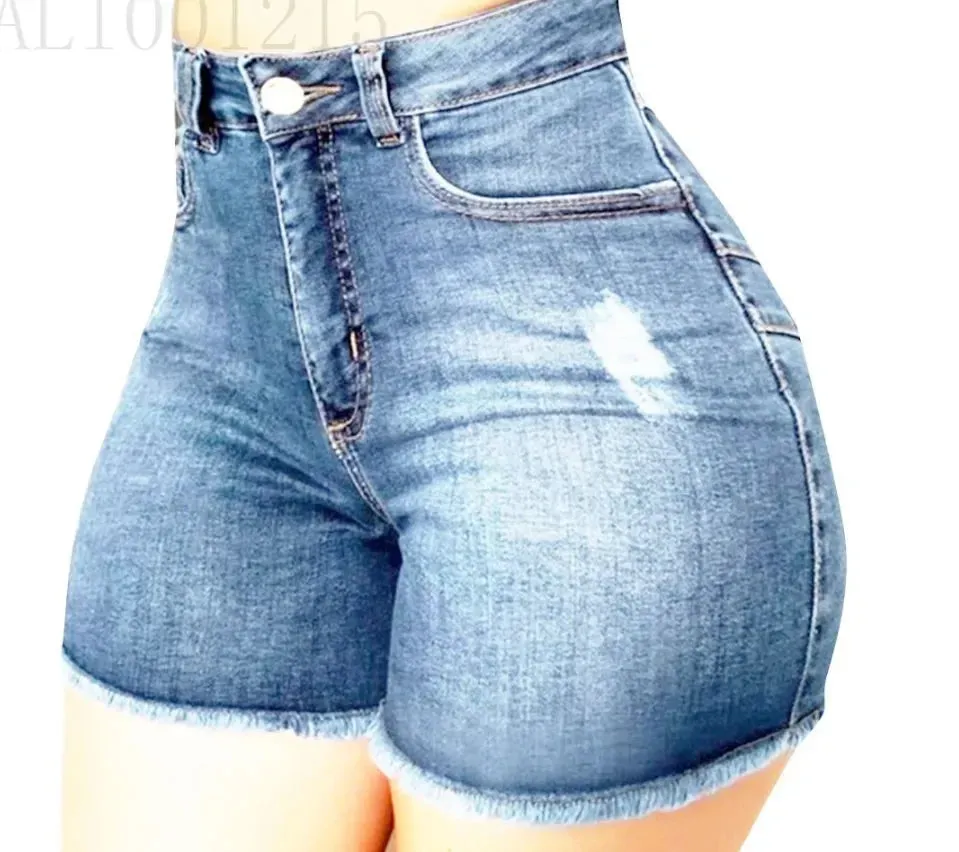 Obsidian Phoenix Women's Luxury Slim-Fit Denim Shorts