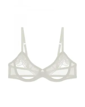 Odette Open Cup Bra - Blanc -