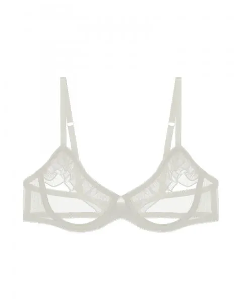 Odette Open Cup Bra - Blanc -