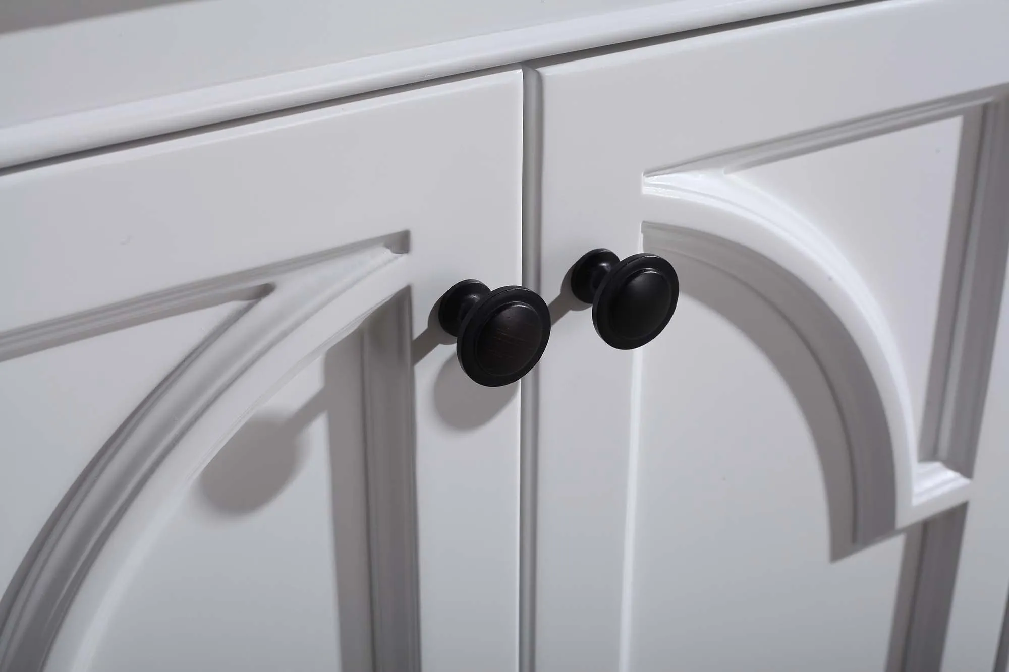 Odyssey 60" White Double Sink Bathroom Vanity with Countertop