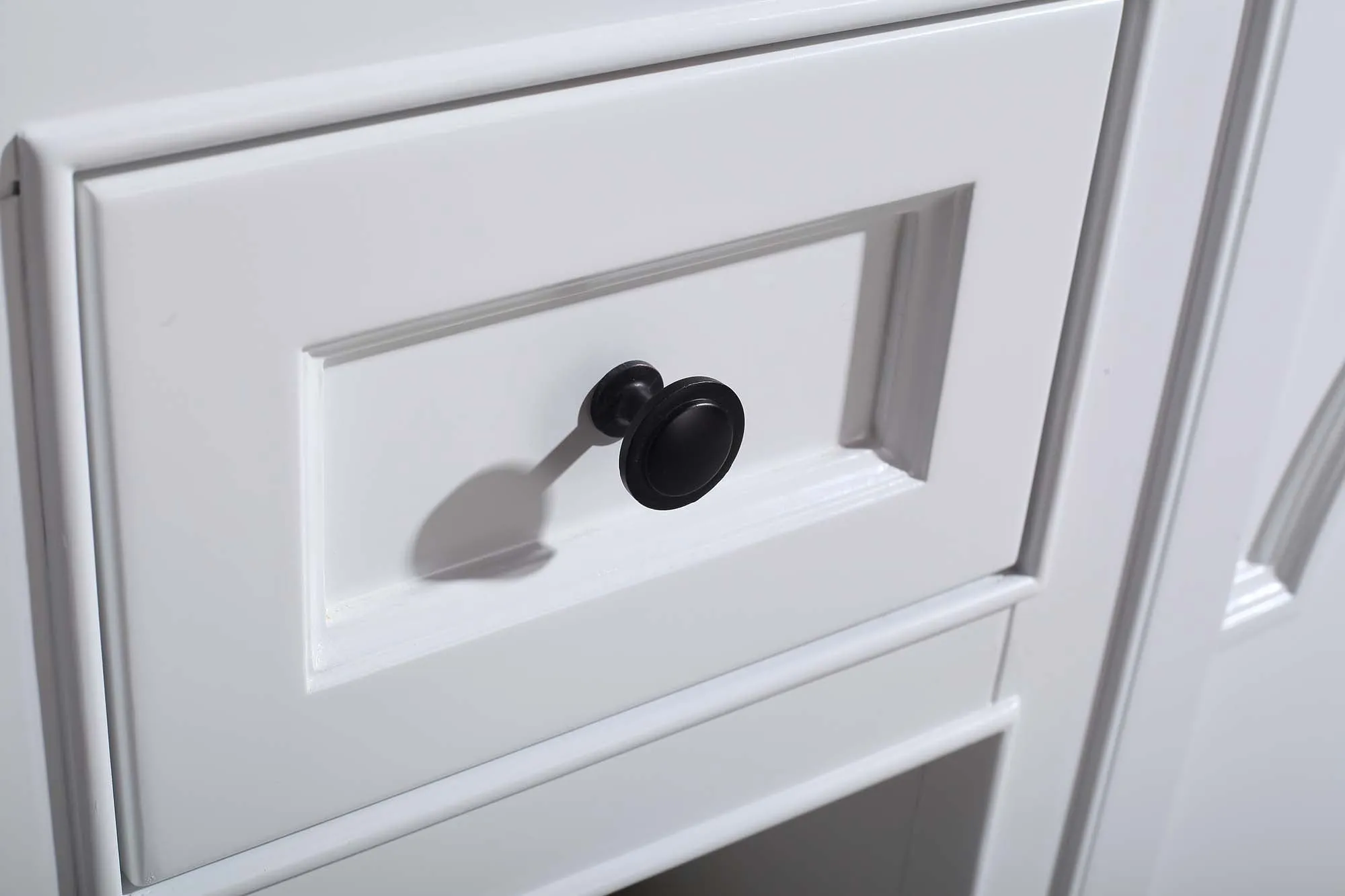 Odyssey 60" White Double Sink Bathroom Vanity with Countertop