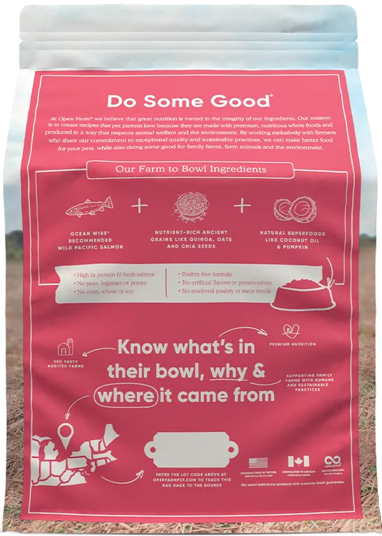 Open Farm Wild-Caught Salmon & Ancient Grains Dry Dog Food