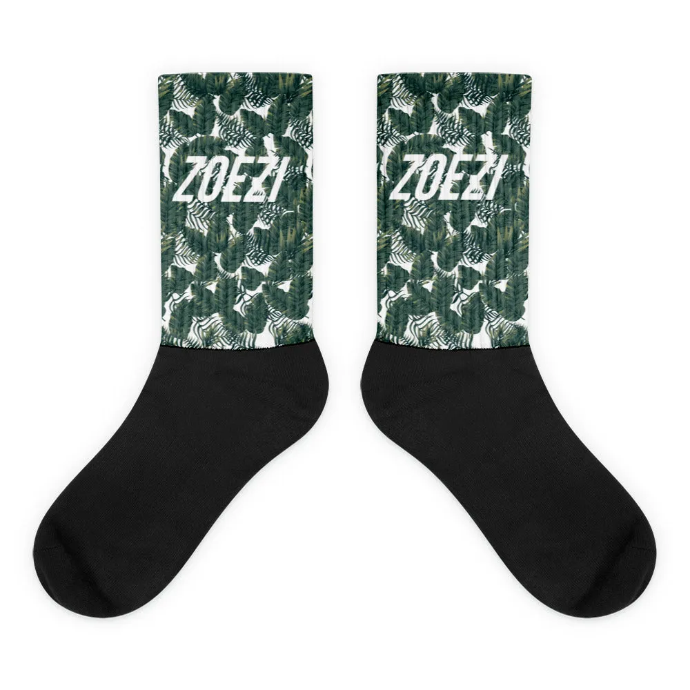 Palm Print ZS Socks