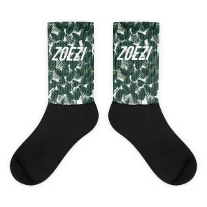 Palm Print ZS Socks