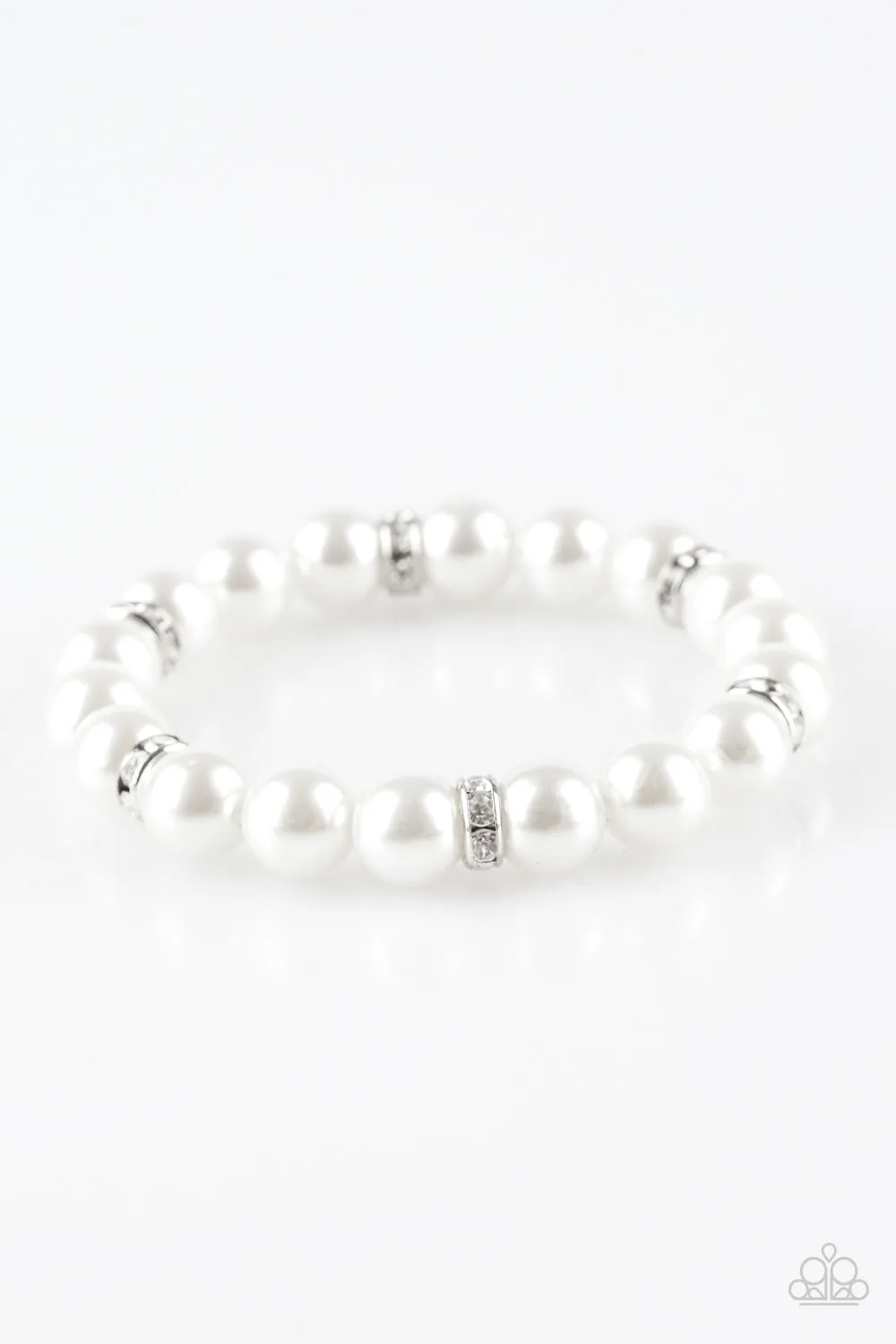 Paparazzi Exquisitely Elite Bracelet White