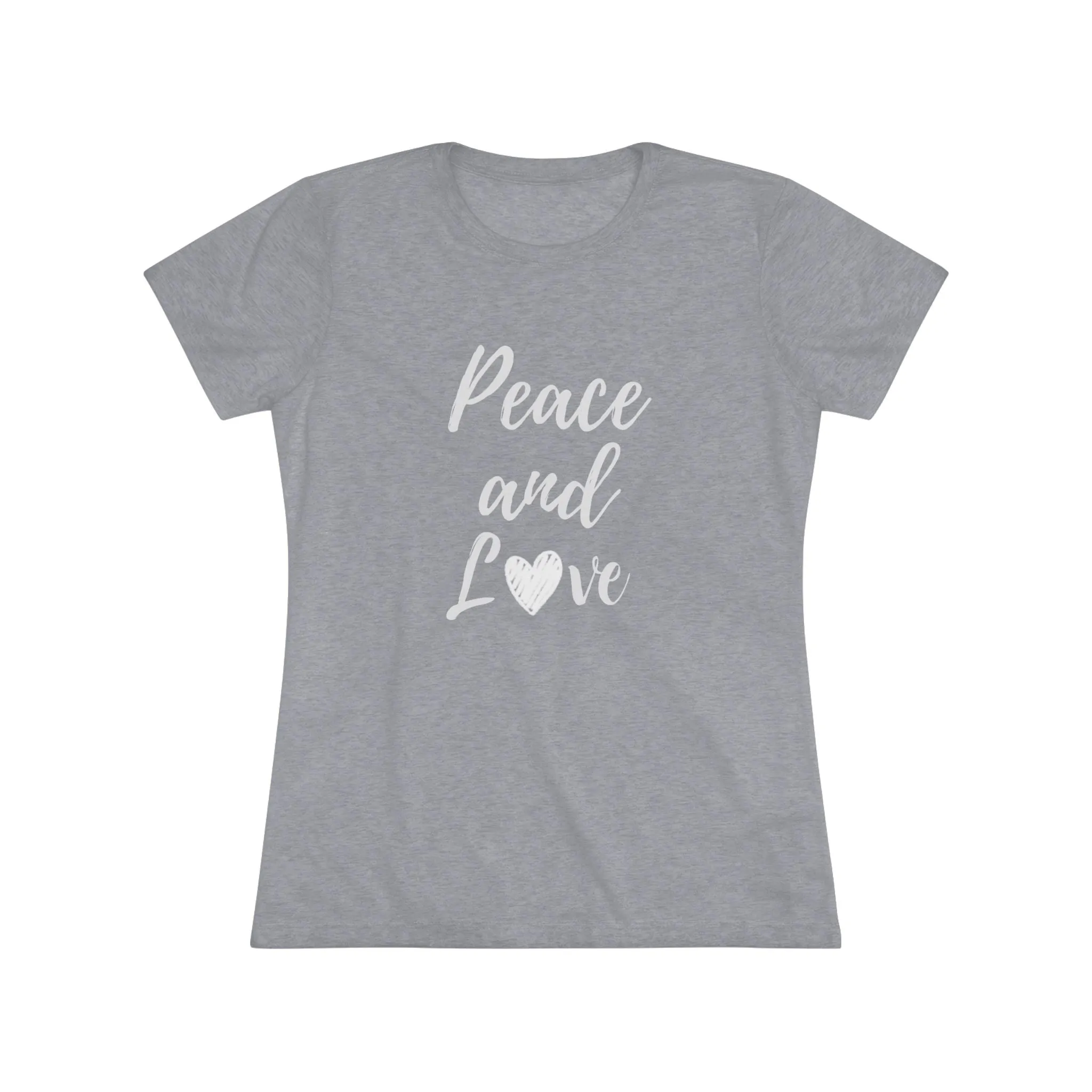 Peace and Love Women's Triblend T-Shirt