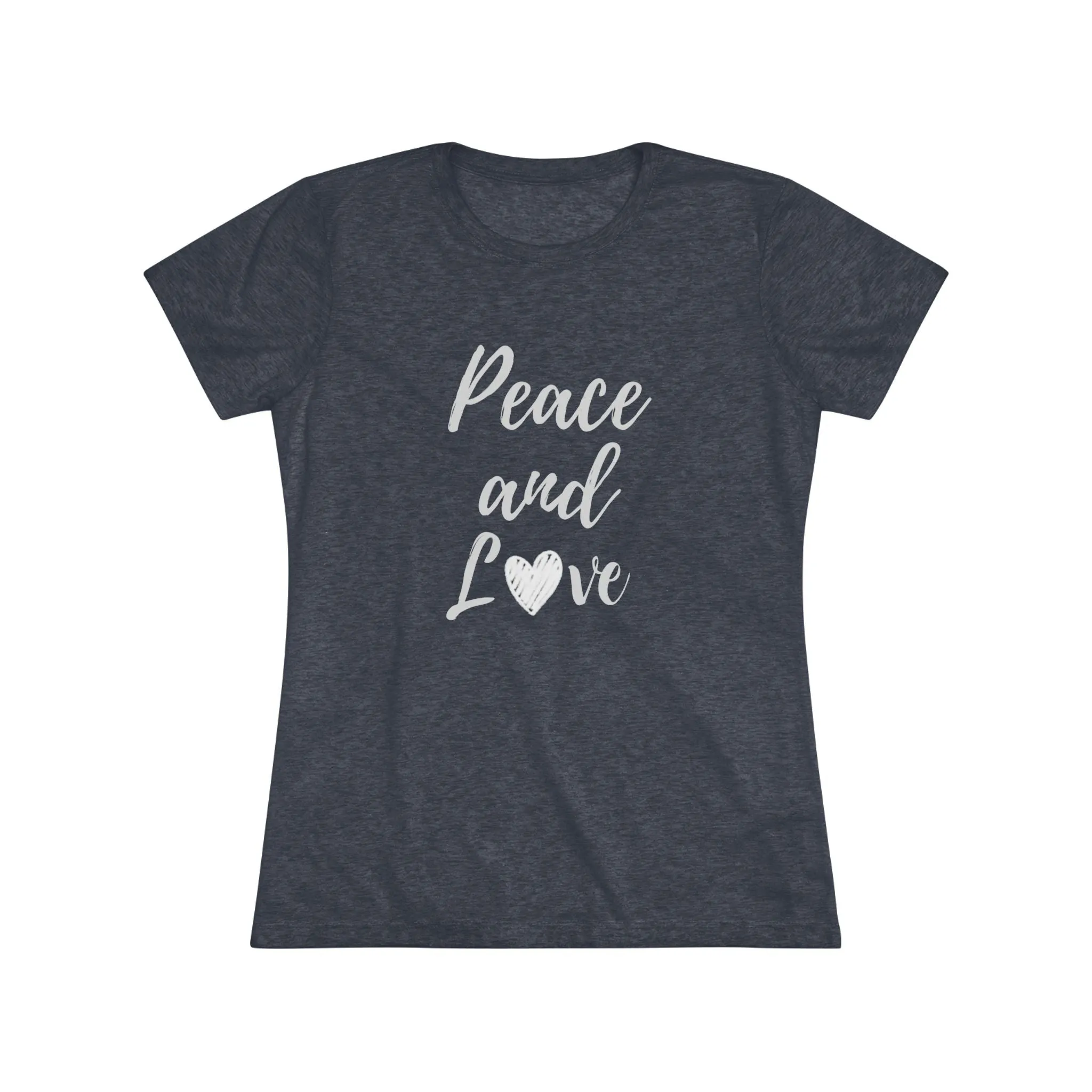 Peace and Love Women's Triblend T-Shirt