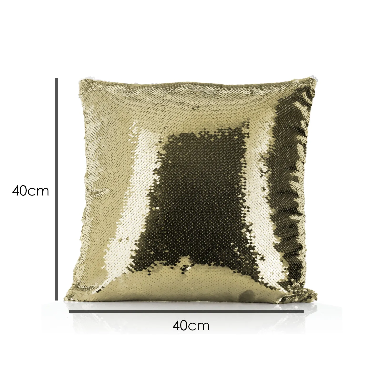 Personalised Sequin Cushion with Welcoming Text and Climbing Mum and Baby Sloths