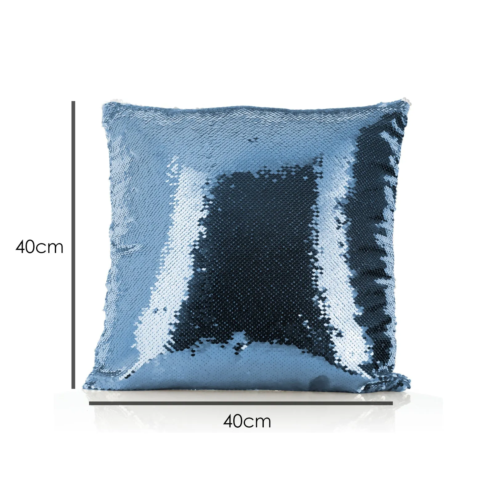 Personalised Sequin Cushion with Welcoming Text and Climbing Mum and Baby Sloths