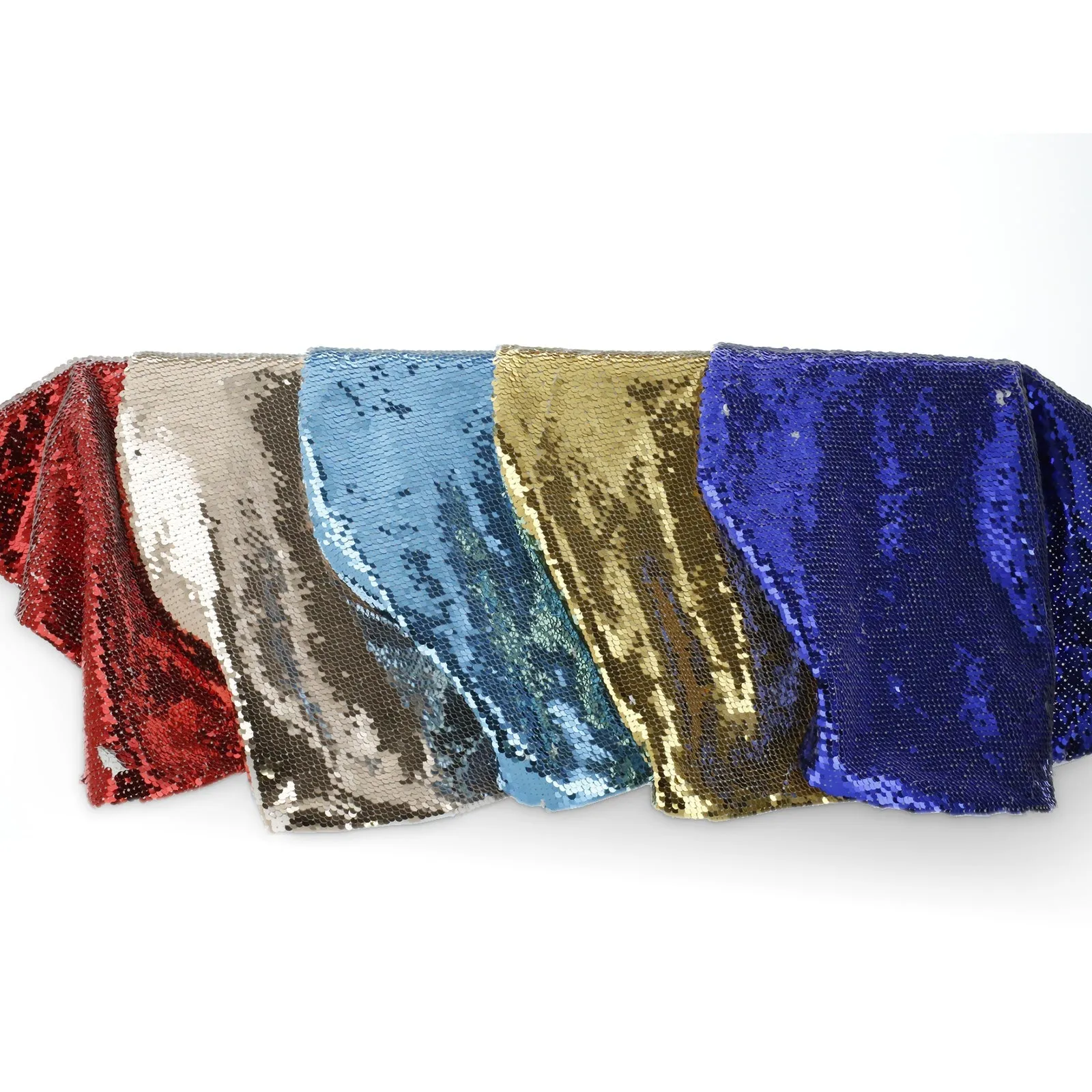 Personalised Sequin Heart Cushion with White Polar Bear Blue Butterflies and Cute Text