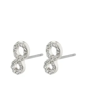 Pilgrim Rogue Silver Circles Earrings