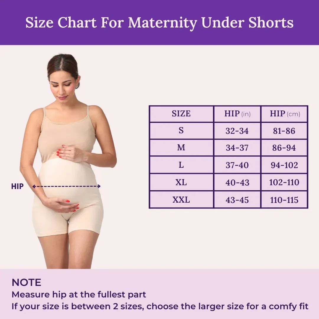 Pregnancy Undershorts | Perfect Length | Skin Friendly | 2-Pack