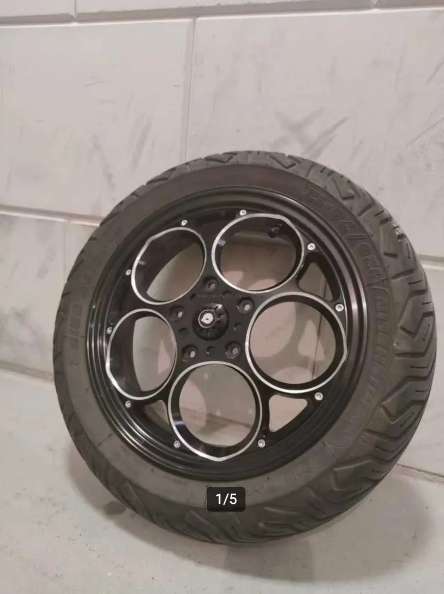 Rim Set Maru's Factory Black "Second Hand" |  Vespa GTS/GTS Super/GTV/GT 60/GT/GT L 125-300cc