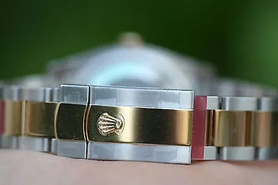 ROLEX 116233 DATEJST 116203 FACTORY GREEN DIAMOND DIAL STEEL 18K