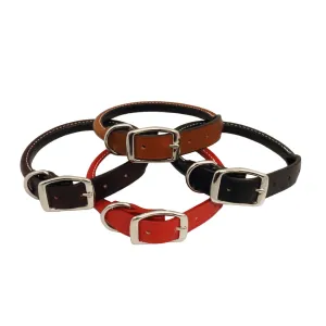 Rolled Leather Collar