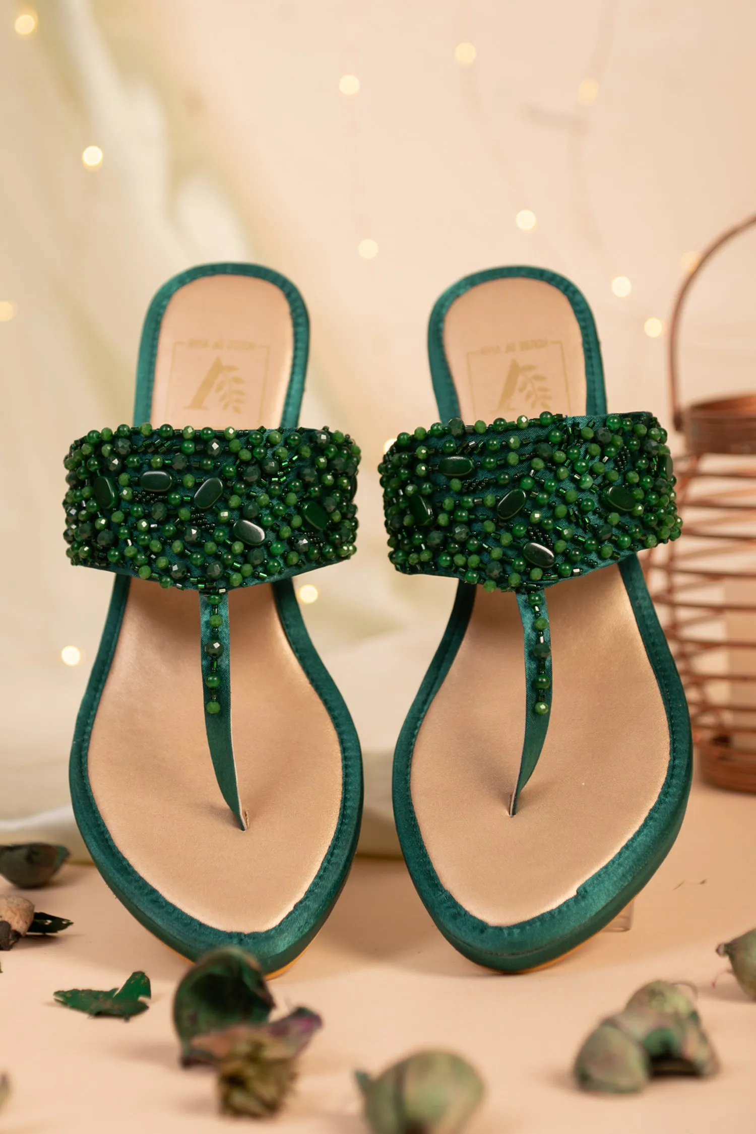 Samara Green Wedges