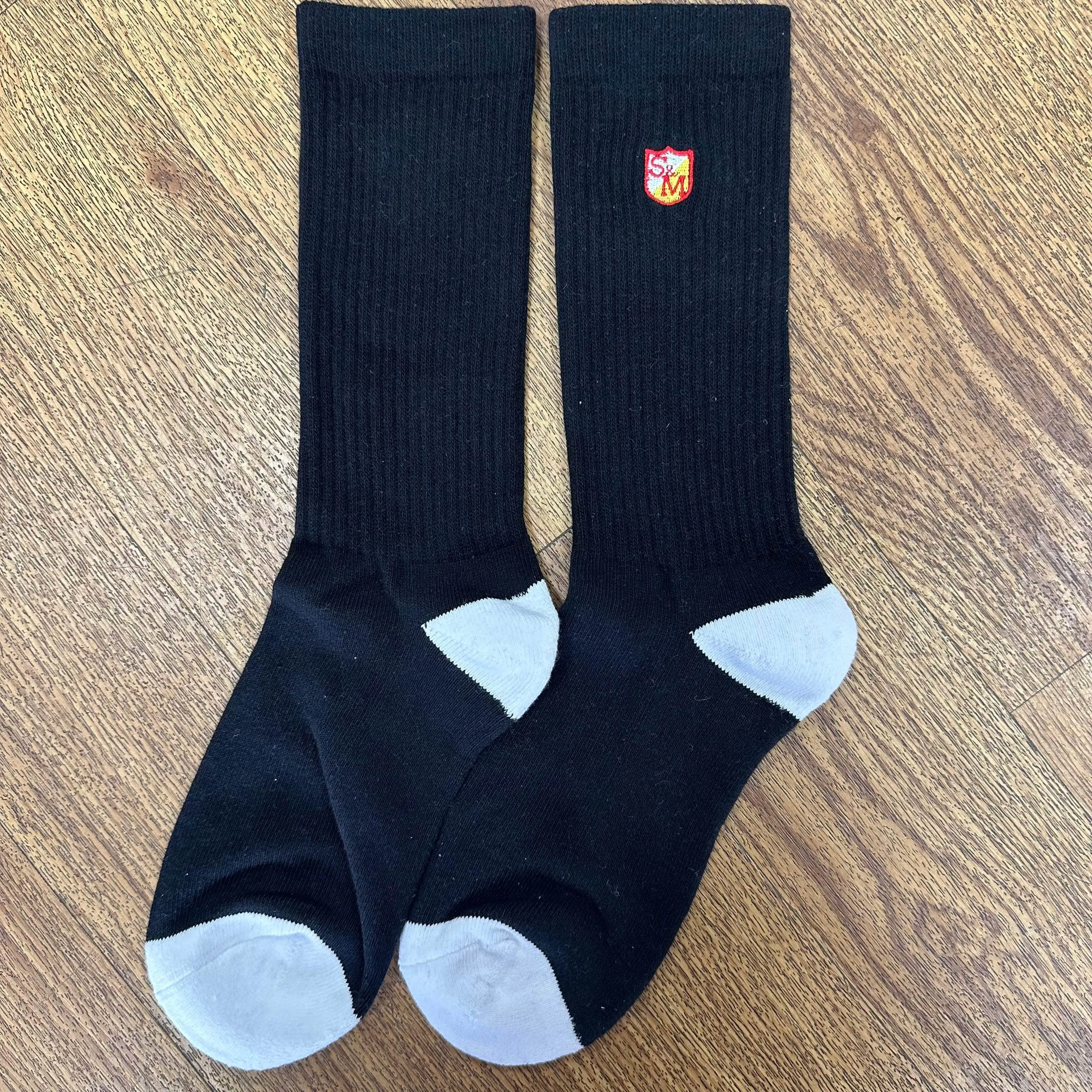 S&M Bikes Block Socks Black