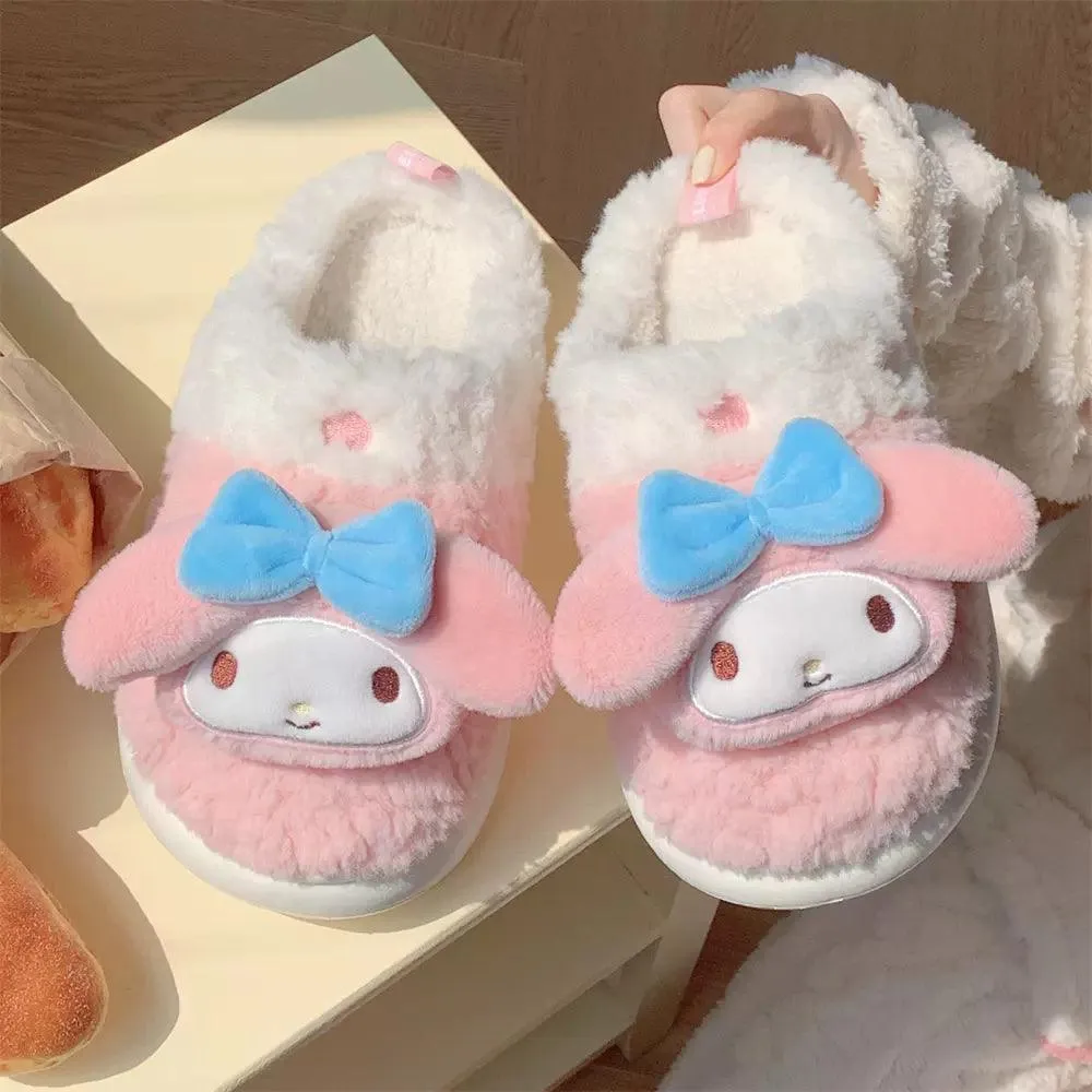 Sanrio Fuzzy Warm Slippers