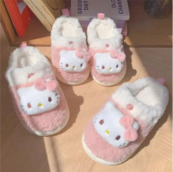 Sanrio Fuzzy Warm Slippers