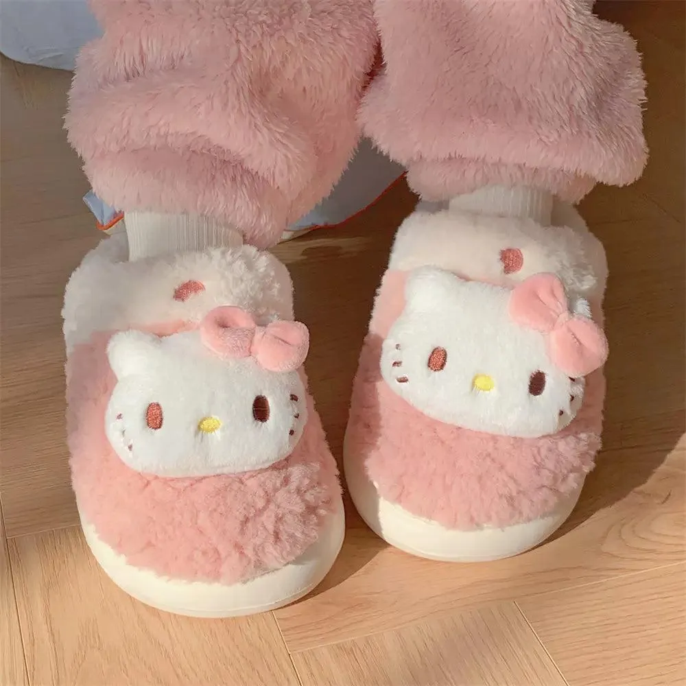 Sanrio Fuzzy Warm Slippers