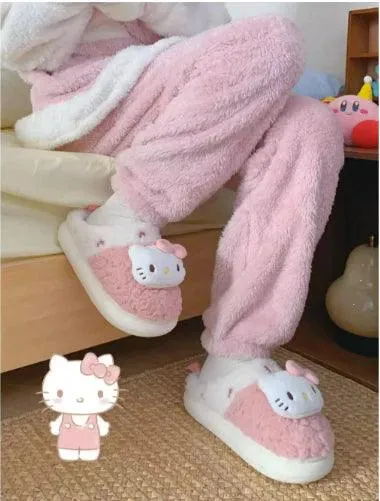 Sanrio Fuzzy Warm Slippers
