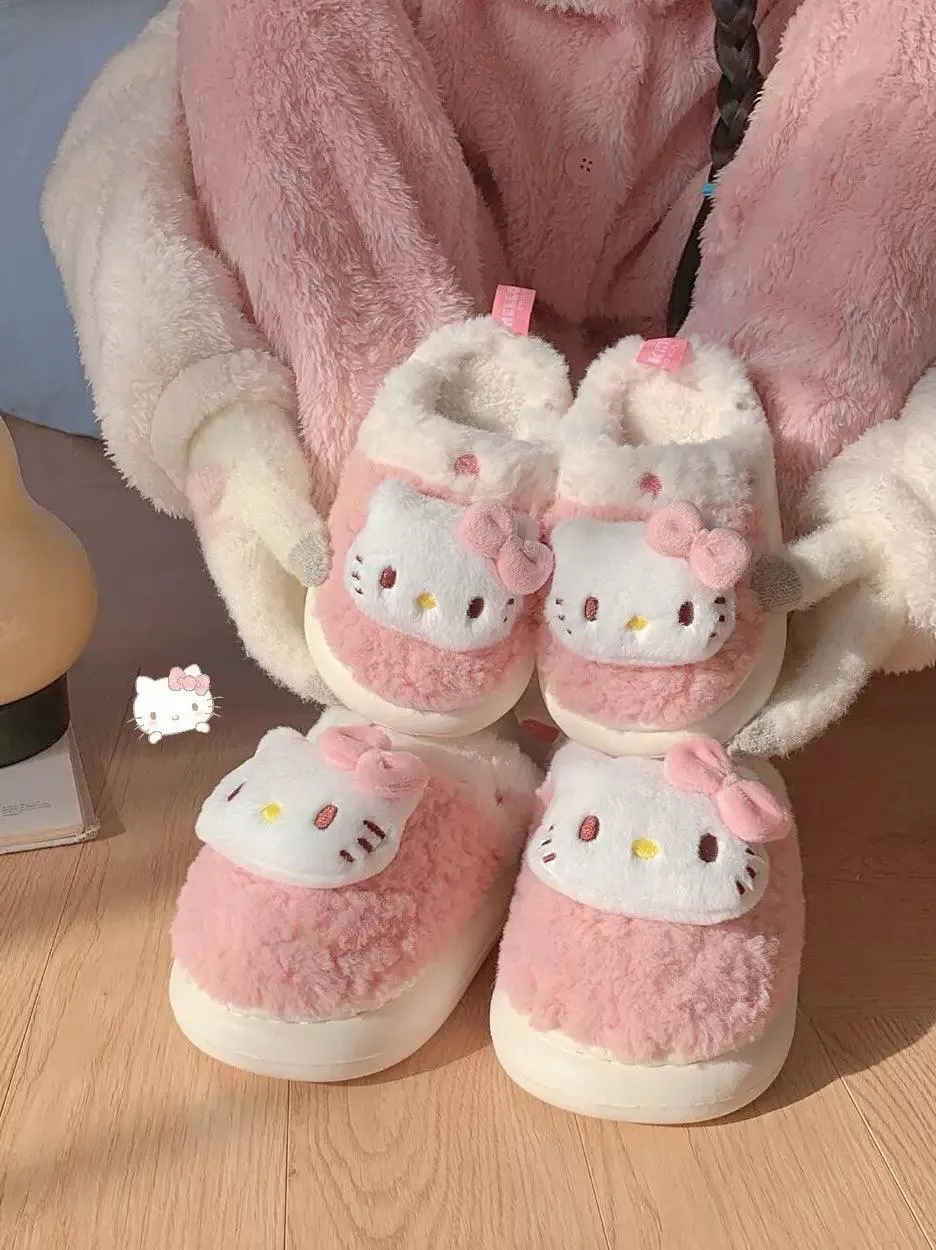Sanrio Fuzzy Warm Slippers