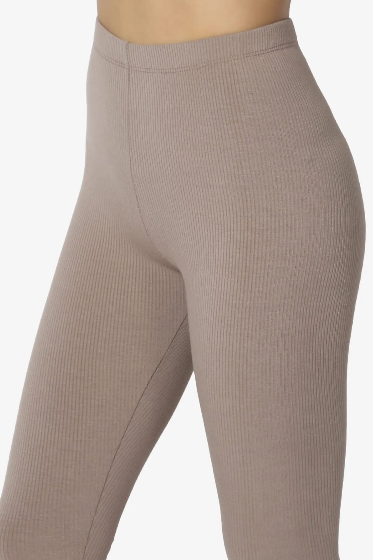 Santana Ribbed High Waist Ankle Leggings