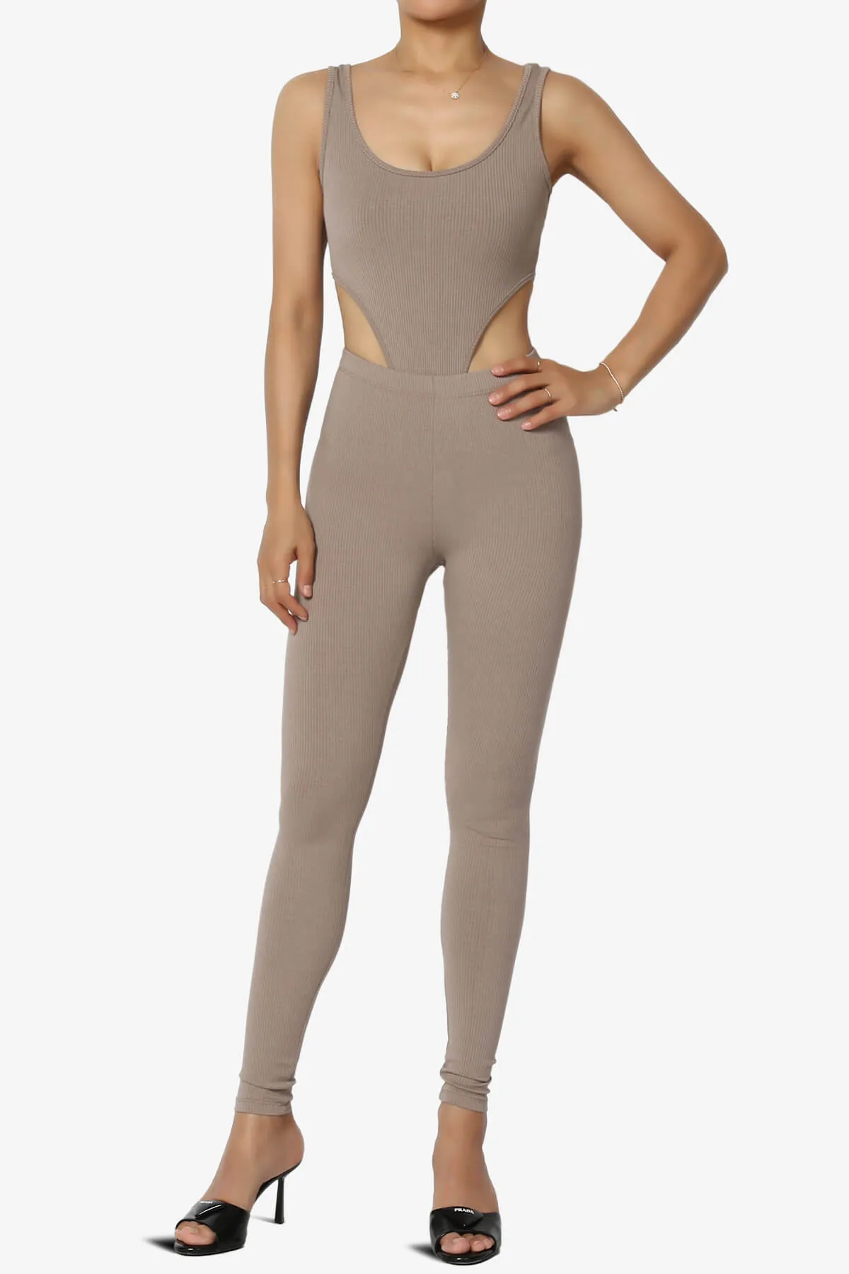 Santana Ribbed High Waist Ankle Leggings