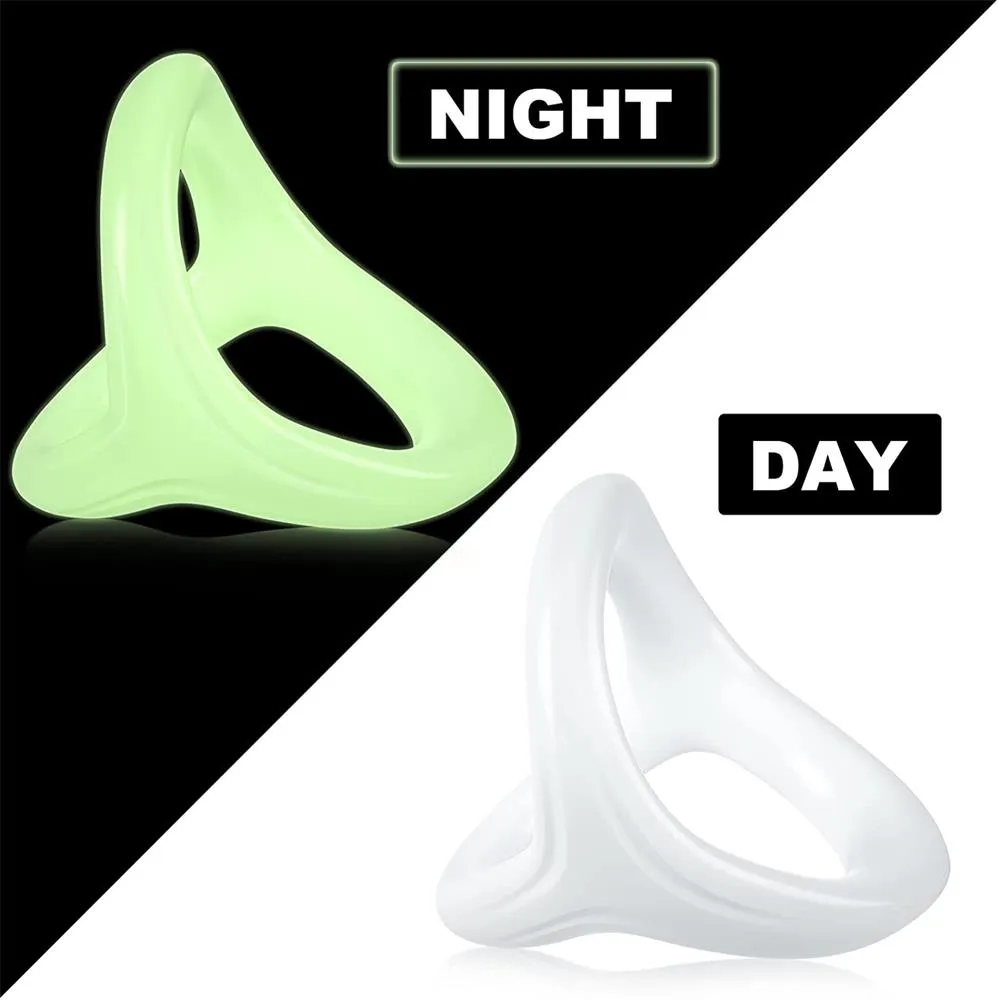 Silicone Penis Ring Triangle Stretchy Cock Ring