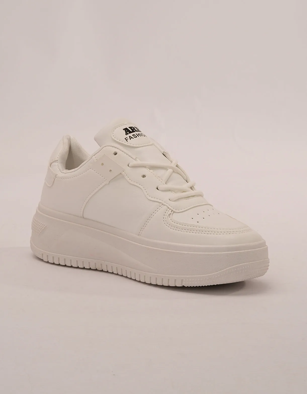 Sleek Midnight Platform Trainers