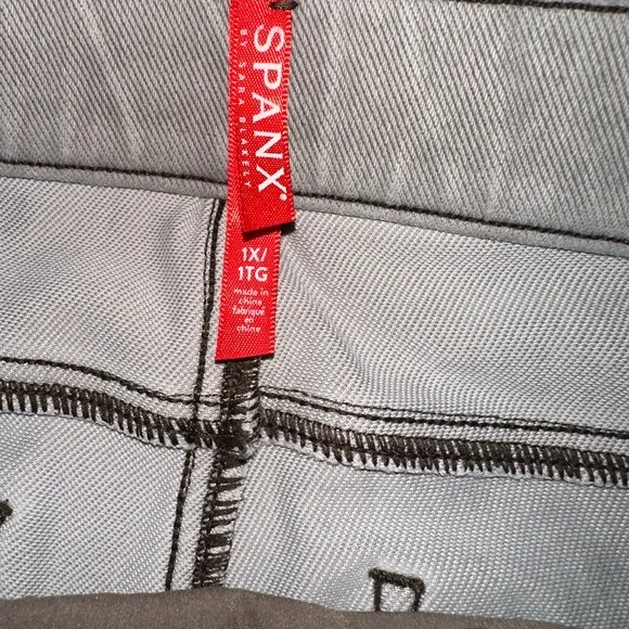 SPANX Gray Jeggings with Pull-On Waistband
