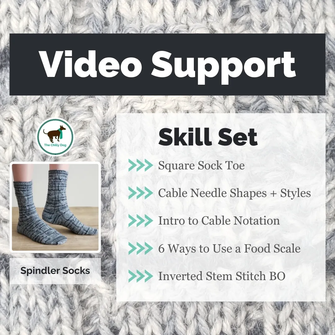Spindler Socks: Knitting Pattern PDF
