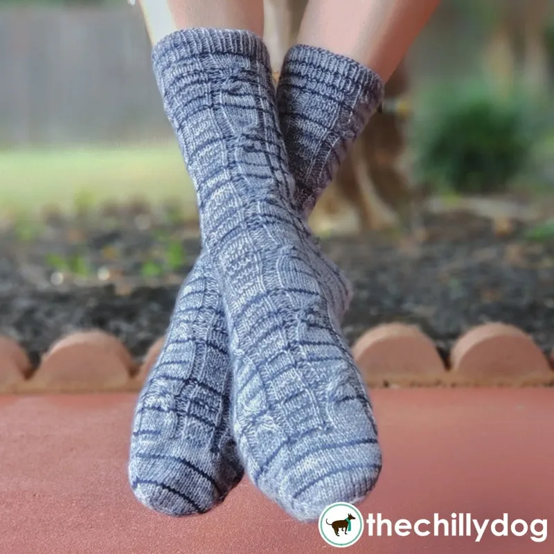 Spindler Socks: Knitting Pattern PDF