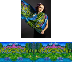 Spring Silk Shawl