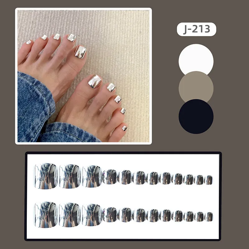 Square Toe Mirror Silver