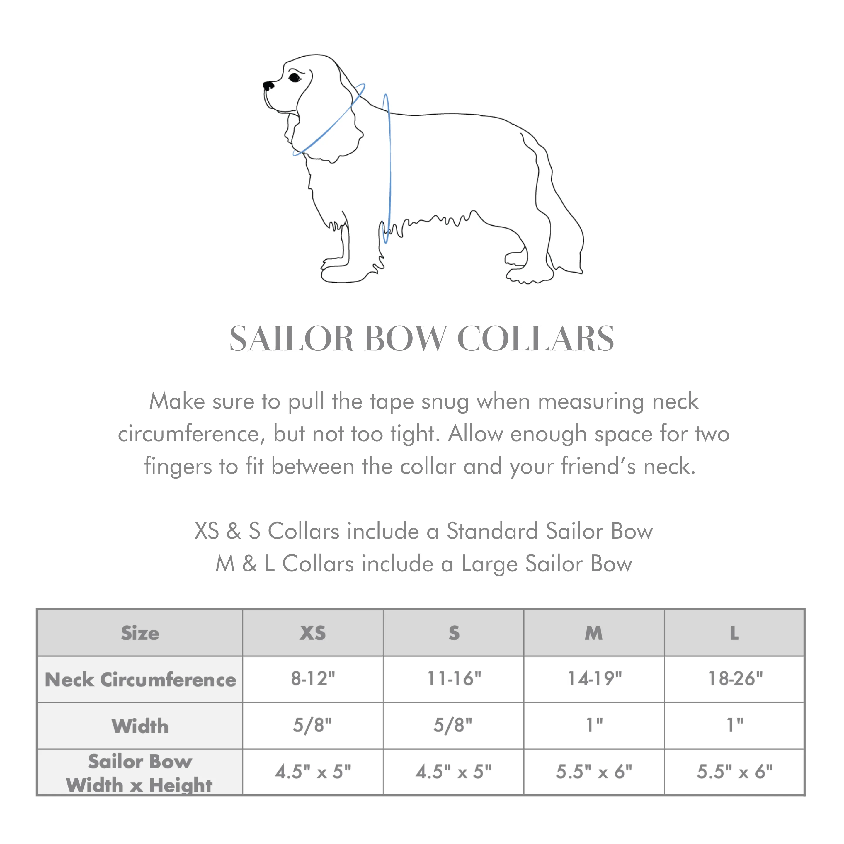Starry Sky Classic Dog Collar   Sailor Bow