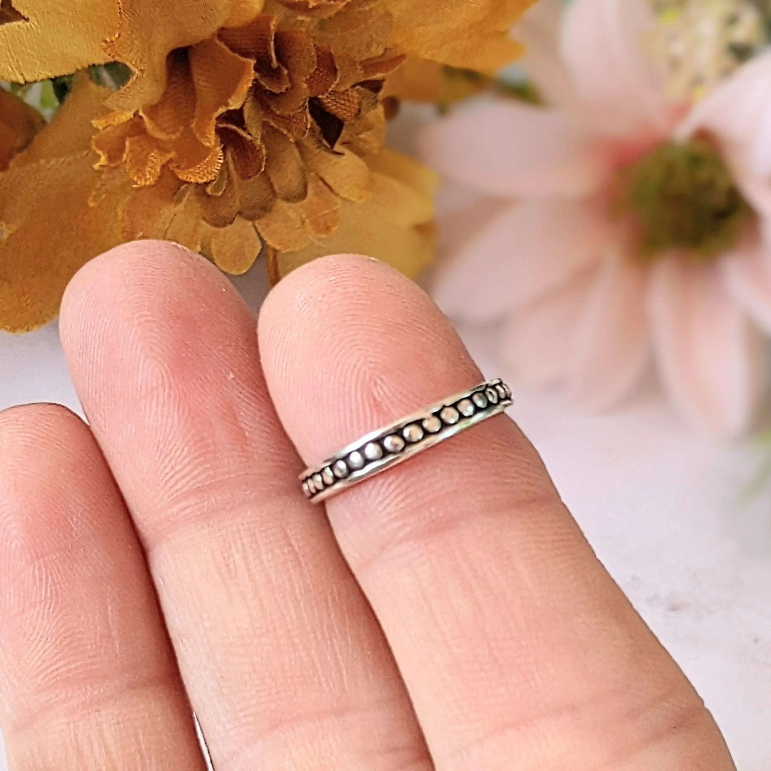 Studded Toe Ring
