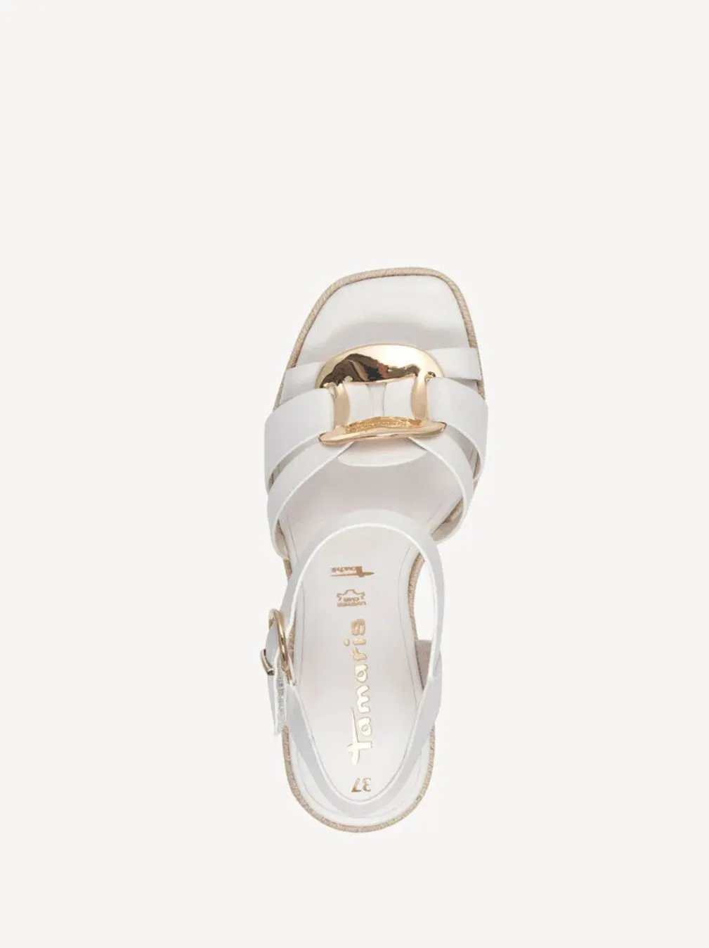 Tamaris - 28344 White Wedge Espadrille